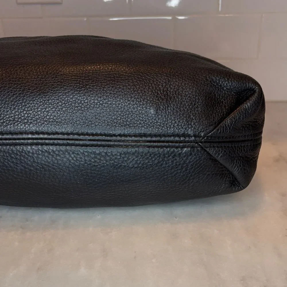 Michael Kors Purse Leather Handbag Camden Large Pebbled Hobo Pocketbook Bag